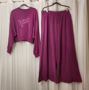 Victorias Secret Flare Sweatpants Set